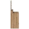 Table de Toilette Chêne artisanal 50 x 41 x 135 cm 633568633568
