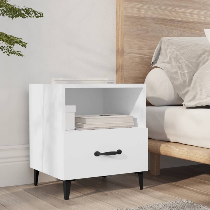 Table de chevet Blanc Bois d'ingénierie 633570633570