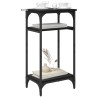 Table d'appoint Chêne noir 40 x 30 x 75 cm Bois d'ingénierie 633571633571