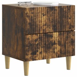 Cabinet de chevet 2 pcs Chêne fumé 43 x 34,5 x 48 cm 633573633573