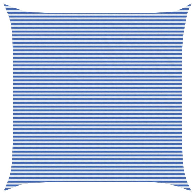 Voile d'ombre Bleu et Blanc 6 x 6 m HDPE 633575633575
