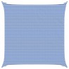 Voile d'ombre Bleu et Blanc 6 x 6 m HDPE 633575633575