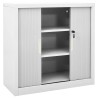 Armoire à portes coulissantes Gris 90x40x90 cm Acier 633588633588