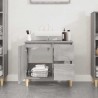 Armoire de bain sonoma gris 65x33x60 cm bois d'ingénierie 633591633591