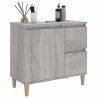 Armoire de bain sonoma gris 65x33x60 cm bois d'ingénierie 633591633591