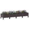 Jardinière avec Roues Marron 160 x 40 x 29 cm PP 633599633599