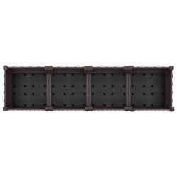 Jardinière avec Roues Marron 160 x 40 x 29 cm PP 633599633599