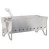 Foyer de camping 42 x 22 x 18 cm Acier inoxydable Argenté 633600633600