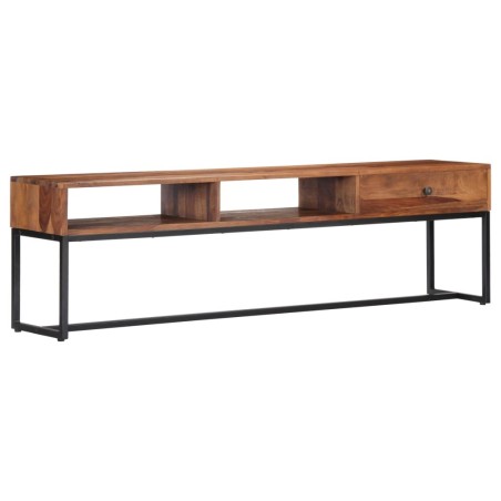 Meuble TV 160x30x45 cm Bois de Sesham massif 633601633601
