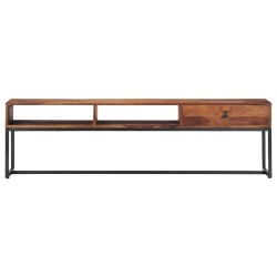 Meuble TV 160x30x45 cm Bois de Sesham massif 633601633601