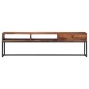 Meuble TV 160x30x45 cm Bois de Sesham massif 633601633601