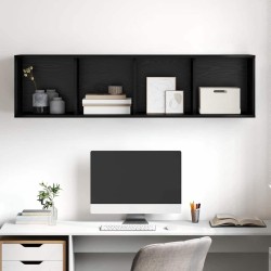 Ensemble meuble TV Montage mural Chêne noir 37 x 37 x 142,5 cm 633605633605