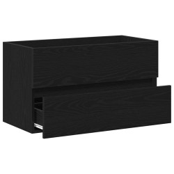 Meuble de Lavabo de Salle de Bain Chêne noir 80 x 38,5 x 45 cm 633606633606