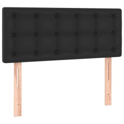 Tête de lit à LED Noir 90x5x78/88 cm Similicuir 633622633622