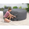Bestway Housse Gris Ø216 x 80 cm PVC et POM 633624633624