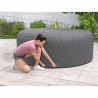 Bestway Housse Gris Ø216 x 80 cm PVC et POM 633624633624