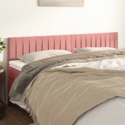 Têtes de lit Rose 200x5x78/88 cm Velours 633626633626