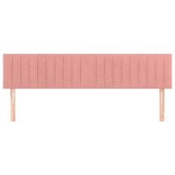 Têtes de lit Rose 200x5x78/88 cm Velours 633626633626