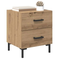 Cabinet de chevet 2 pc Chêne artisanal 40 x 35 x 47,5 cm 633628633628