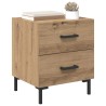 Cabinet de chevet 2 pc Chêne artisanal 40 x 35 x 47,5 cm 633628633628