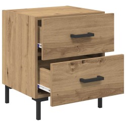 Cabinet de chevet 2 pc Chêne artisanal 40 x 35 x 47,5 cm 633628633628