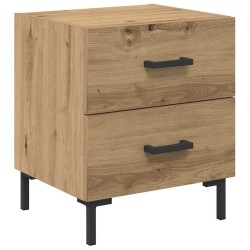 Cabinet de chevet 2 pc Chêne artisanal 40 x 35 x 47,5 cm 633628633628