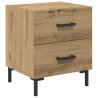 Cabinet de chevet 2 pc Chêne artisanal 40 x 35 x 47,5 cm 633628633628