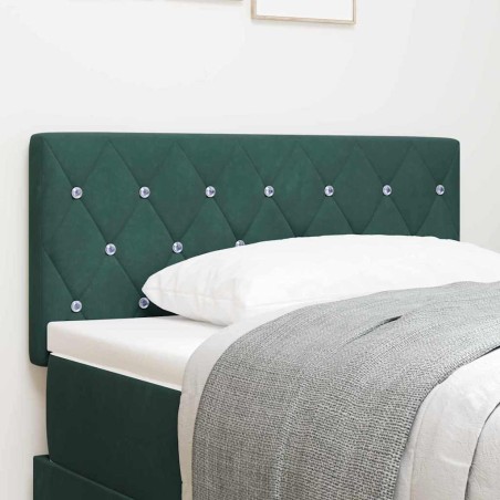 Tête de lit Vert foncé 90 cm Velours 633630633630