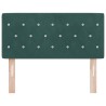 Tête de lit Vert foncé 90 cm Velours 633630633630