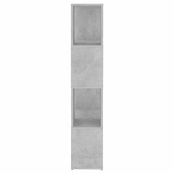 Bibliothèque/Séparateur de pièce Gris béton 60x24x124,5 cm 633633633633