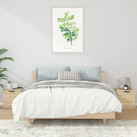 Tables de chevet 2 pcs Chêne sonoma 40x39x40 cm 633636633636