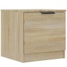 Tables de chevet 2 pcs Chêne sonoma 40x39x40 cm 633636633636