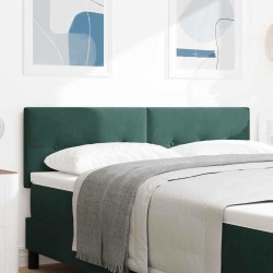 Tête de lit Vert foncé 144 cm Velours 633640633640