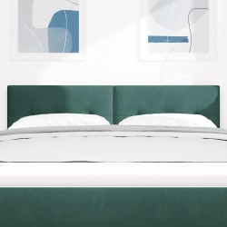 Tête de lit Vert foncé 144 cm Velours 633640633640