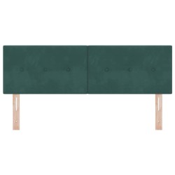 Tête de lit Vert foncé 144 cm Velours 633640633640