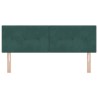 Tête de lit Vert foncé 144 cm Velours 633640633640