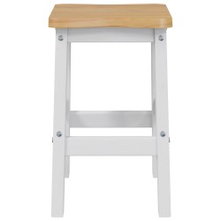 Tabouret de bar haut EKAI 2 pcs Blanc 40 x 29 x 63 cm 633641633641