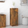 Armoire de bain Chêne fumé 32x34x90 cm Bois d'ingénierie 633643633643