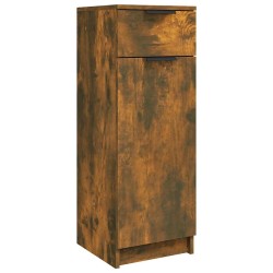 Armoire de bain Chêne fumé 32x34x90 cm Bois d'ingénierie 633643633643