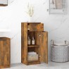 Armoire de bain Chêne fumé 32x34x90 cm Bois d'ingénierie 633643633643