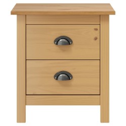 Table de chevet Hill 46x35x49,5 cm Bois de pin solide 633644633644