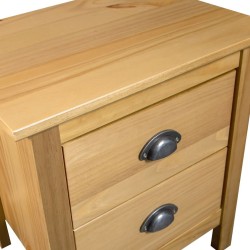 Table de chevet Hill 46x35x49,5 cm Bois de pin solide 633644633644