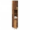Armoire de salle de bain vieux bois 30x30x190cm bois ingénierie 633650633650