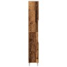 Armoire de salle de bain vieux bois 30x30x190cm bois ingénierie 633650633650