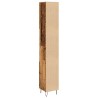 Armoire de salle de bain vieux bois 30x30x190cm bois ingénierie 633650633650
