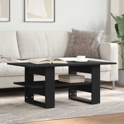 Table basse noir 102x55x42 cm bois d'ingénierie 633651633651