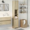 Armoire de salle de bain Chêne sonoma 30x30x183,5 cm Aggloméré 633654633654