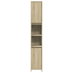 Armoire de salle de bain Chêne sonoma 30x30x183,5 cm Aggloméré 633654633654