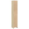 Armoire de salle de bain Chêne sonoma 30x30x183,5 cm Aggloméré 633654633654