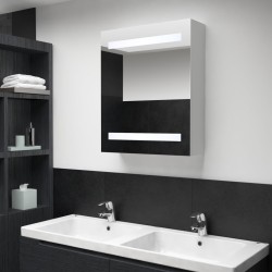 Armoire de salle de bain à miroir LED 50x13,5x60 cm 633661633661